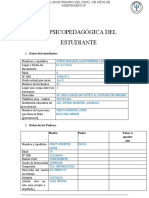 Ficha Psicopedagógica 2021