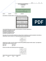 Simulado 4º Bimestre Matemática