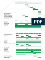 Project Timeline - Word Format