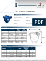 Valvula Expulsion de Aire - Expulsora de Aire