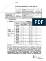 Informe Mensual Mayo 2021