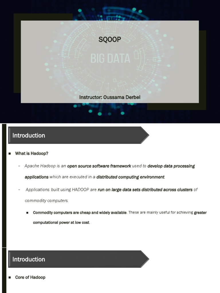 Chapter n3 Sqoop PDF Apache Hadoop Map Reduce