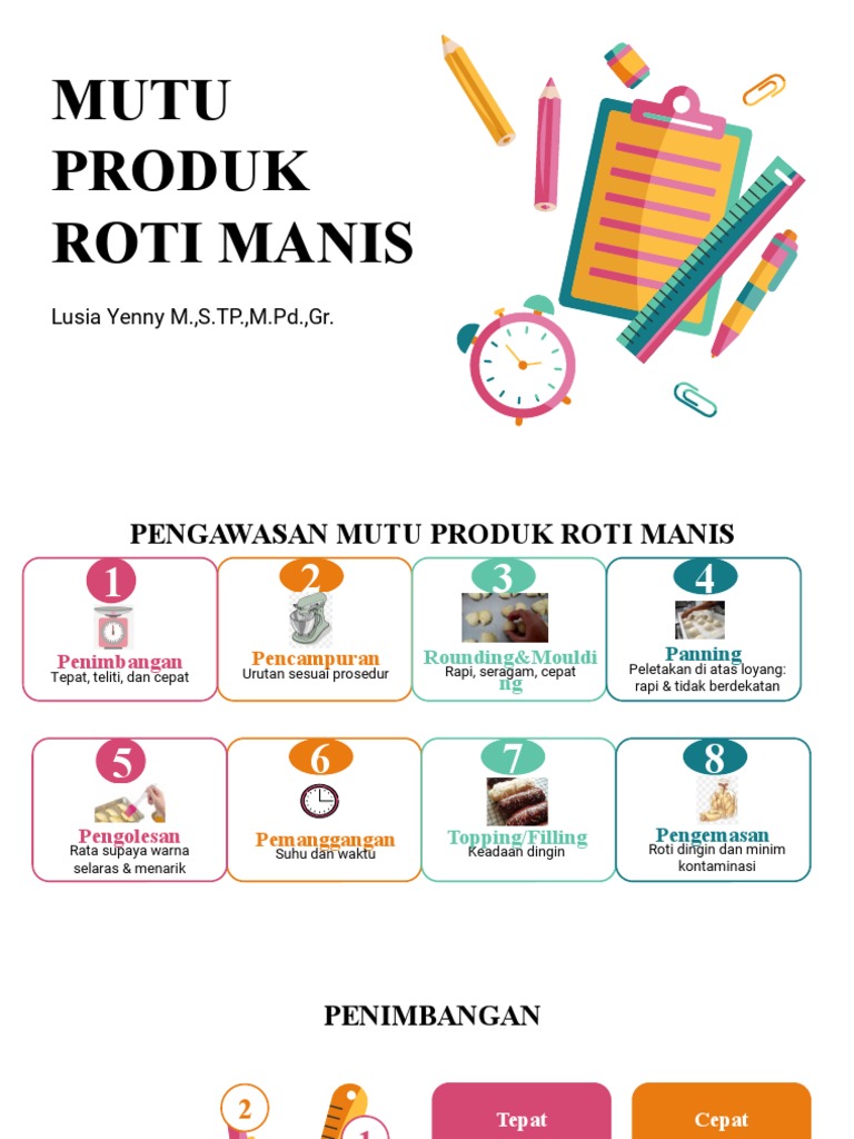 Mutu Produk Roti | PDF