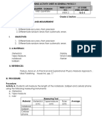 Template - Accuarcy and Precision-Week 1