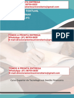 Análise de Um Projeto de Expansão e Outras Alternativas de Investimentos - Tecnologia em Gestão Financeira Semestre 3º Flex e 4º Reg