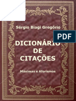 -Dicionario de Citacoes_ Maximas e Aforismos Sergio Biagi Gregorio
