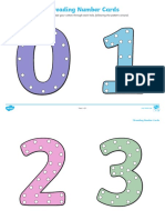 Number Card Threading Activity