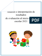 4 Años Informe de Evaluación Diagnostica