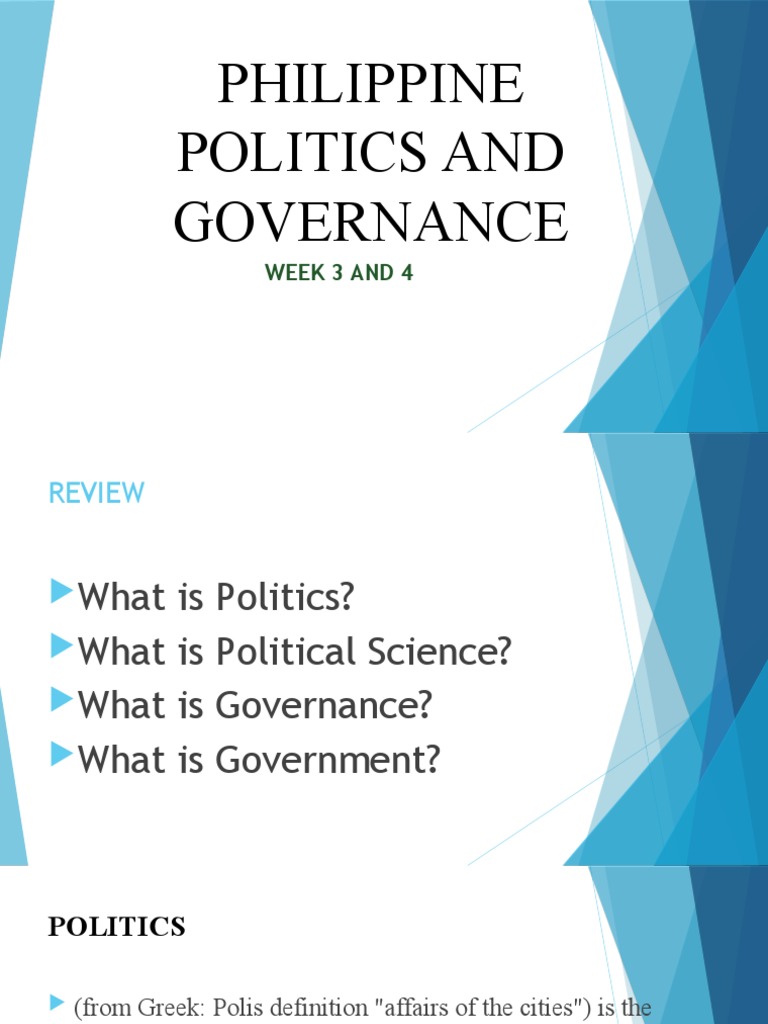 Philippine Politics and Governance | Download Free PDF | Governance ...