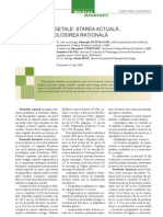 Esursele Vegetale: Starea Actuală, Protecţia Şi Folosirea Raţională