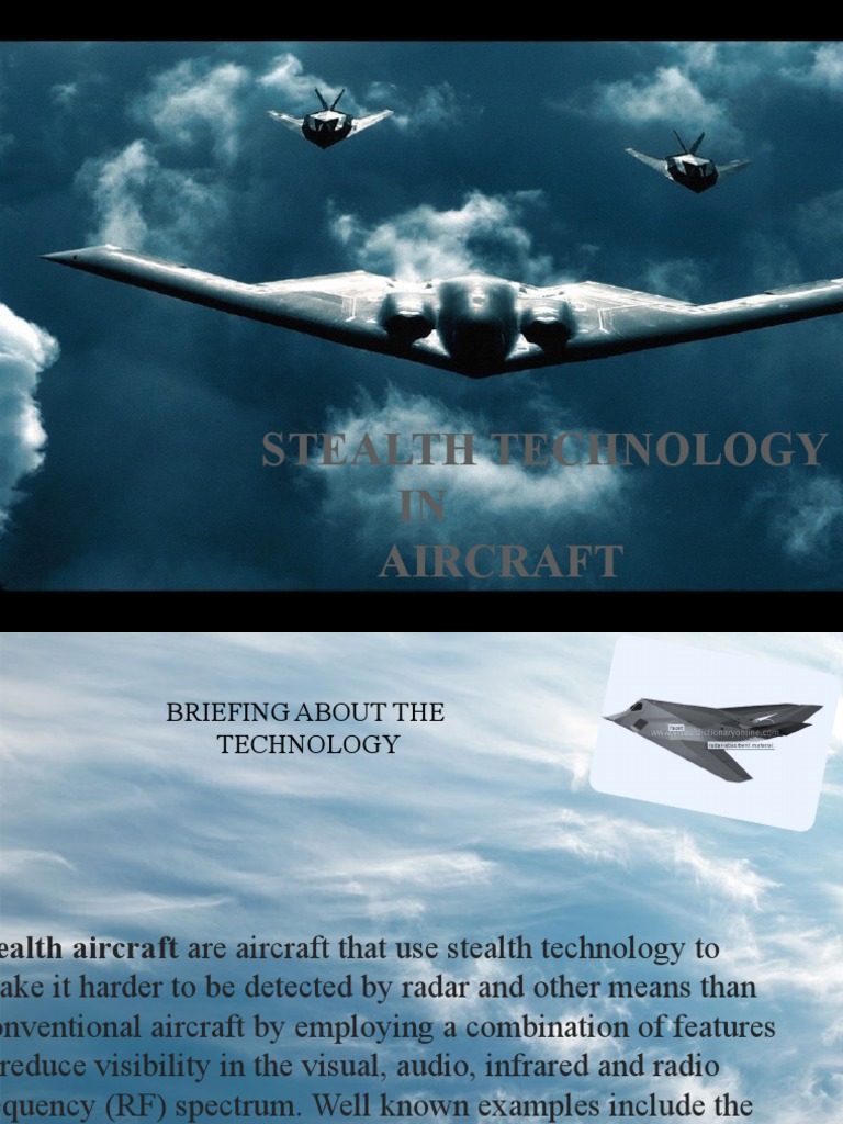 Stealth Technology In Aircraft Pdf Radar Wireless