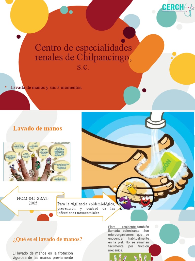 Lavado de Manos y Sus 5 Momentos | PDF | Lavado de manos | Cuidado de ...