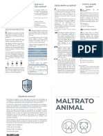 Folleto Maltrato Animal GEICS