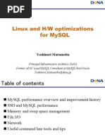 Linux and H/W optimizations for MySQL