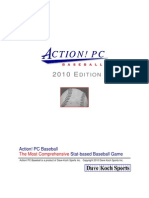 2010 Action Baseball Manual