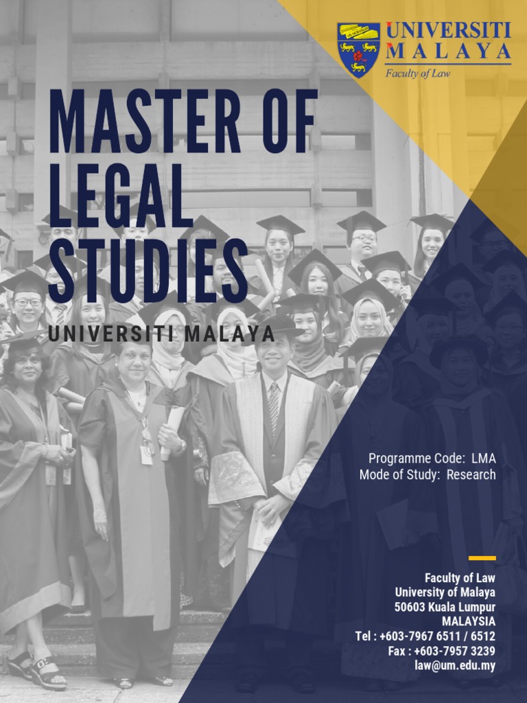 Master of Legal Studies: Universiti Malaya | PDF | Academic Degree ...