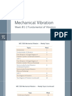 Mechanical Vibration Week#1 - Elearning Version