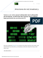 Cómo Calcular Direcciones de Red, Broadcast y de Host - El Taller Del Bit