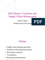 Real-Options Valuation and Flexibility in Supply Chain Management