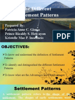 Different Settlement Patterns
