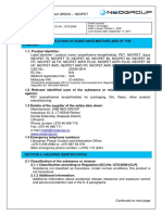 Conforms To Regulations (EC) Nr. 1272/2008 (Reach) : Msds@neogroup - Eu WWW - Neogroup.eu