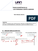 Métodos Numéricos G1.