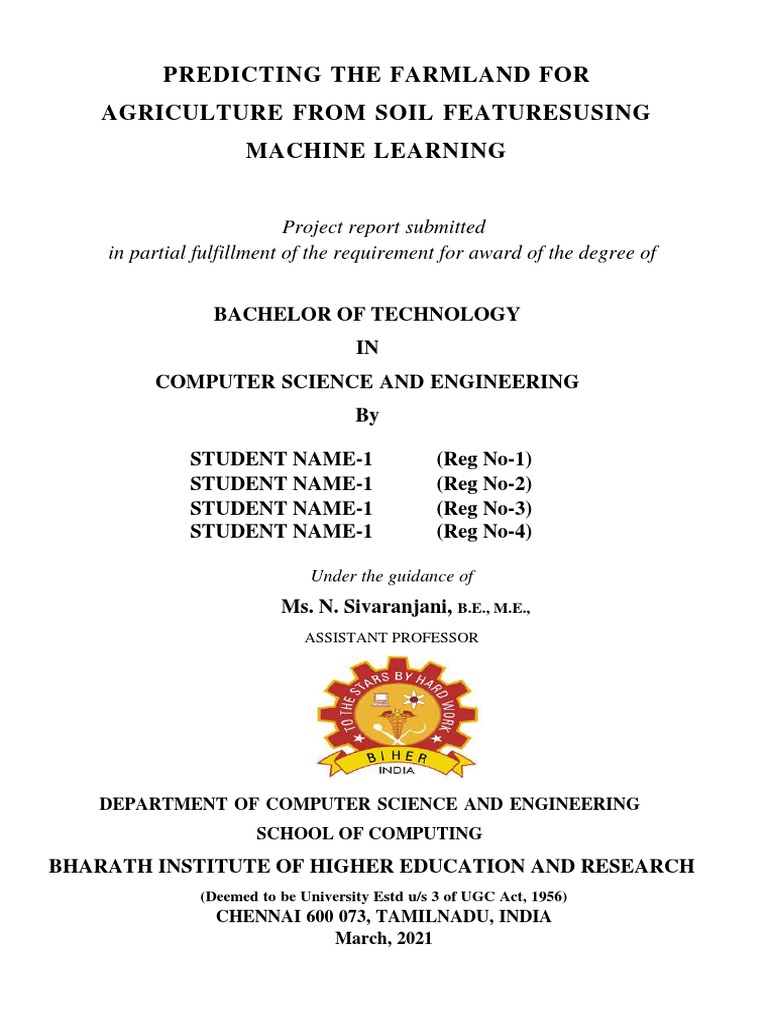 Sample Project Report | PDF | Python (Programming Language) | Machine ...