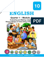 English: Quarter 1 - Module 6