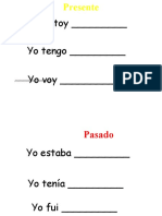 Morfosintaxis Pasado Presente Futuro