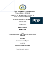 Estructura de Informe Proyecto PIS