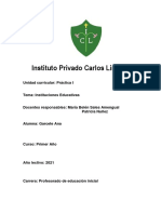 Instituciones Escolares-Practica I