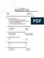 Soal - Pts BTT Kls8