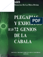 Plegarias y Exhortos de Los 72 Genios de La Cabala-Kabaleb