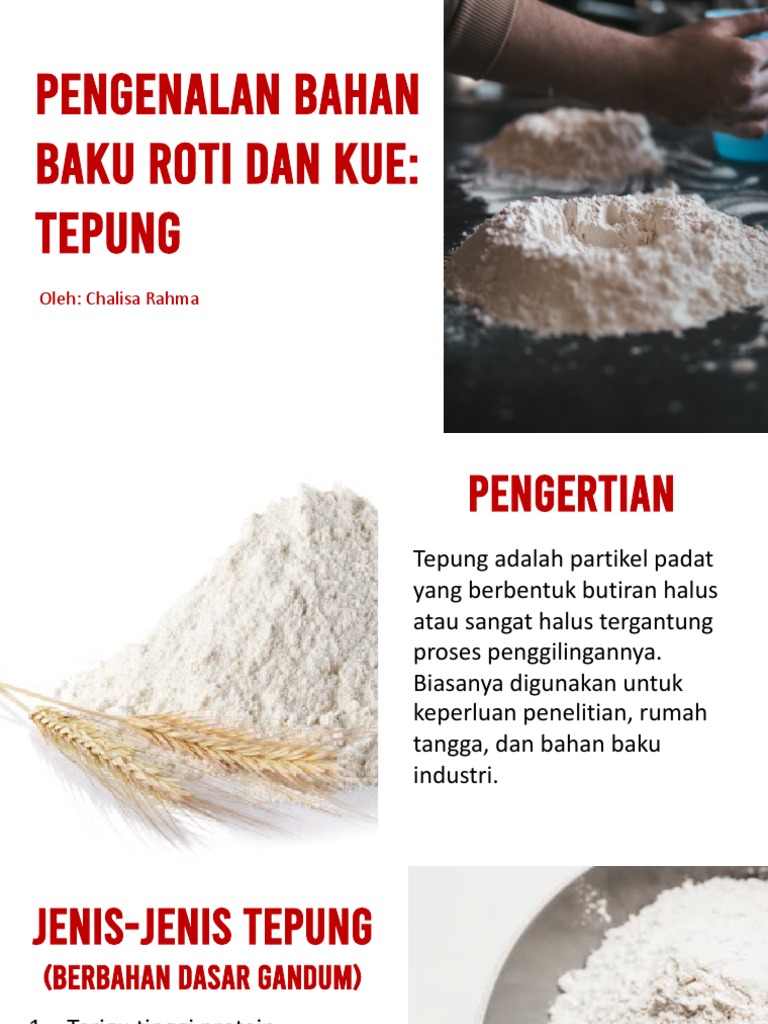 Jenis dan Penyimpanan Tepung Roti | PDF