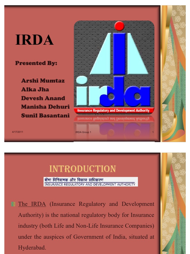 IRDA PPT Insurance Expense