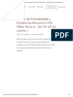 Parcial de Probabilidad y Estadística Resuelto [UTN-FRBA-Parte a – 28-09-2016] Versión 1 _ PROBA FÁCIL