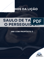 SAULO, O PERSEGUIDOR
