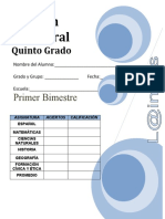 5to Grado - Bimestre 1