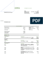 Regions Bank Statement