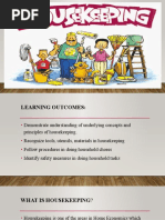Housekeeping Tools and Equipment List | PDF | Home & Garden