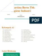 PT Martina Berto TBK Higiene Industri: Kelompok A1