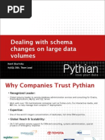 Dealing With Schema Changes On Large Data Volumes