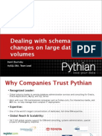 Dealing With Schema Changes on Large Data Volumes