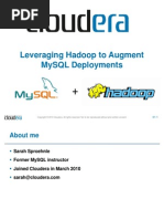 Leveraging Hadoop To Augment MySQL Deployments