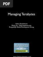 Maintaining Terabytes