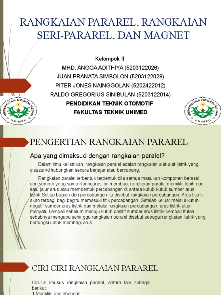 Rangkaian Pararel Rangkaian Seri Pararel Dan Magnet Pdf