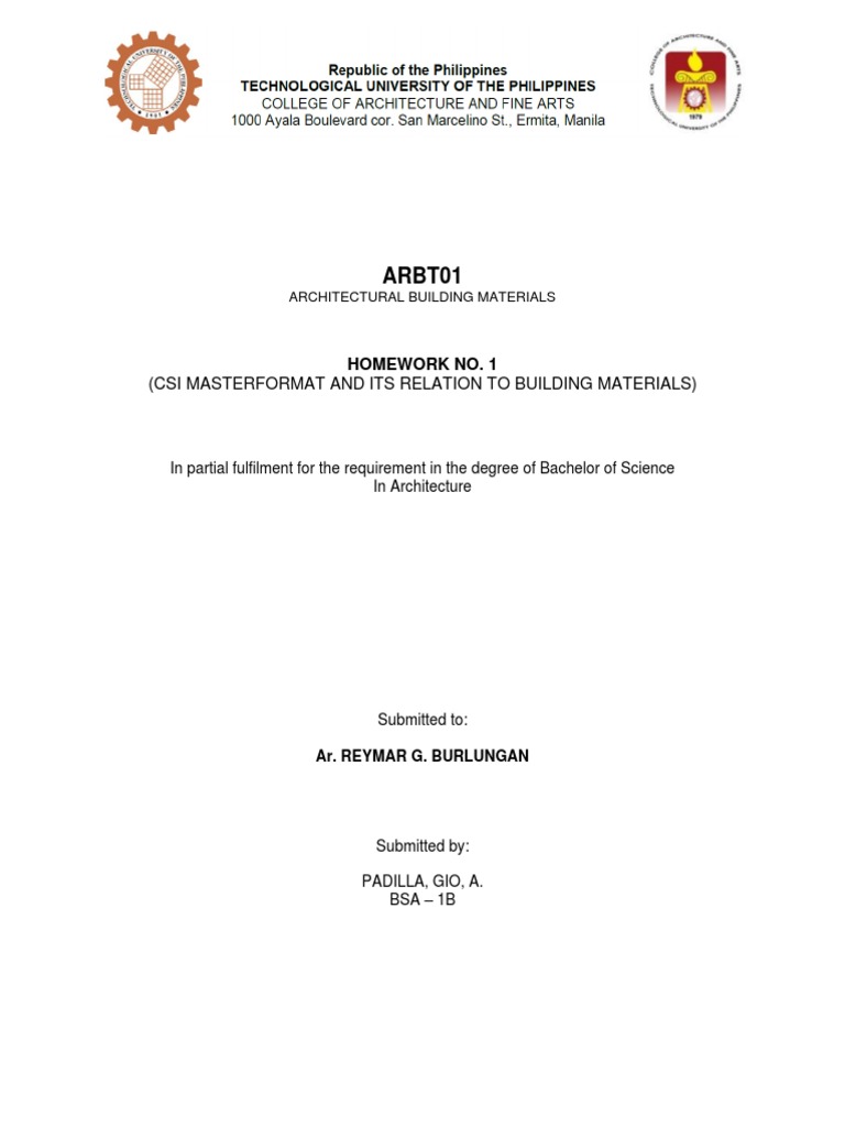 Architectural Building Materials PDF Economic Sectors Building