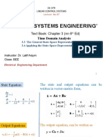 Control Systems Engineering State-Space Representations