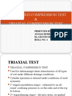 Ucc & Triaxial Compression Test