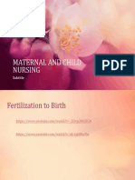 Fertilization To Birth Video Presentations